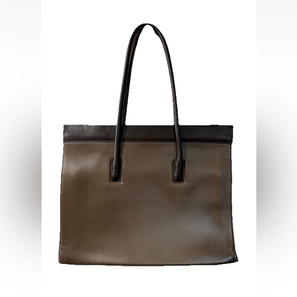 Cleo & Patek Paris Brown leather tote bag . New without tags . Never used